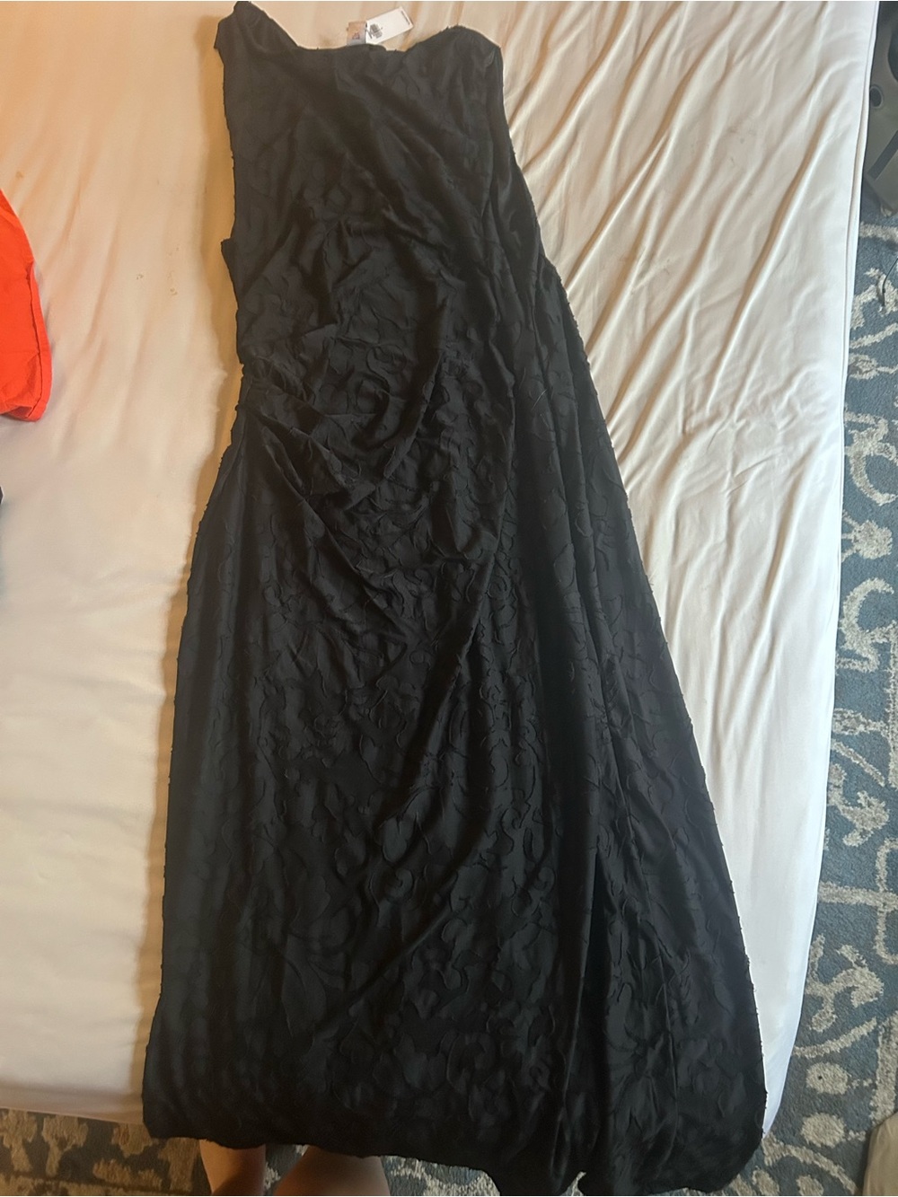 Old Navy Black Textured Sleeveless Maxi Dress